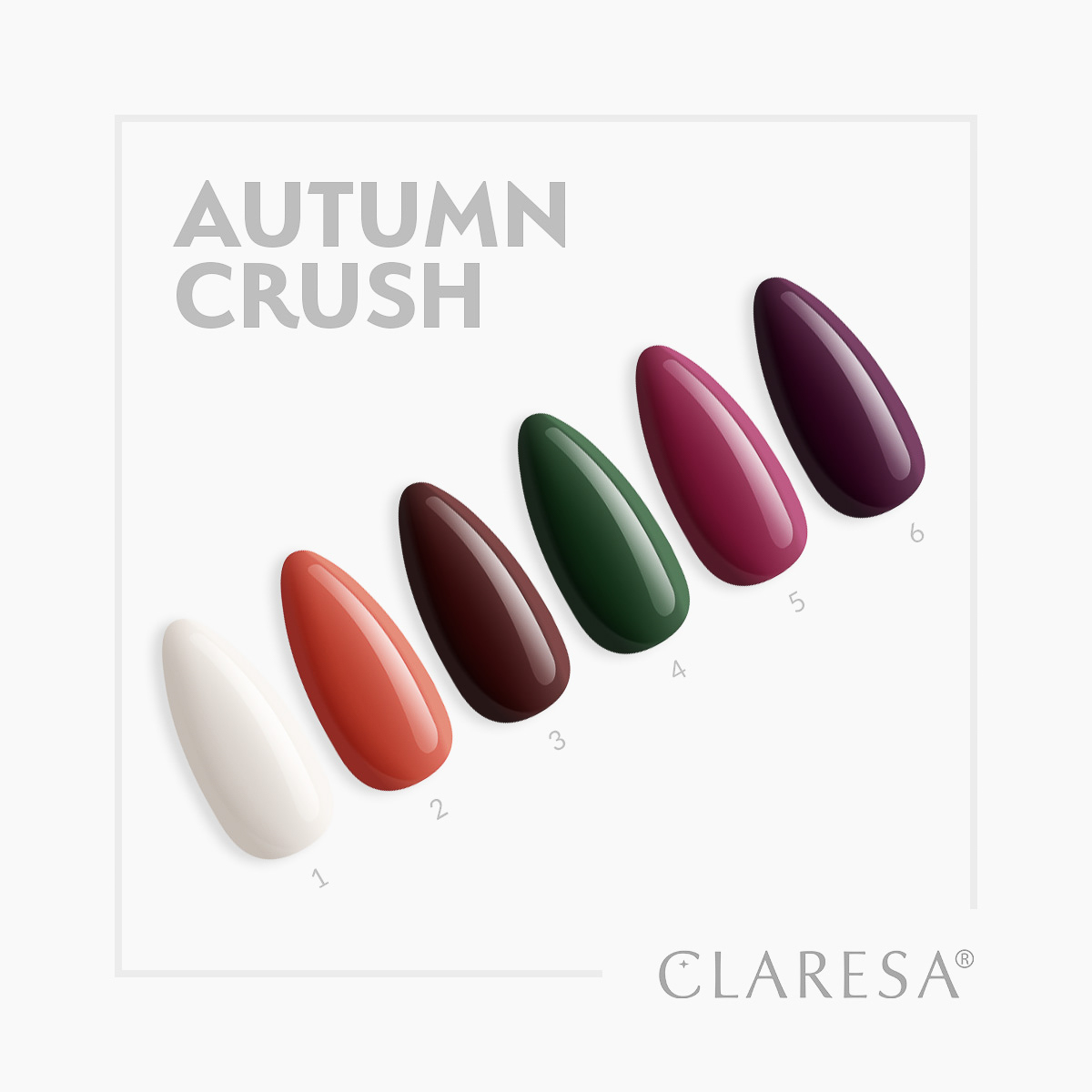 CLARESA gél lak Autumn Crush 1 – 5g