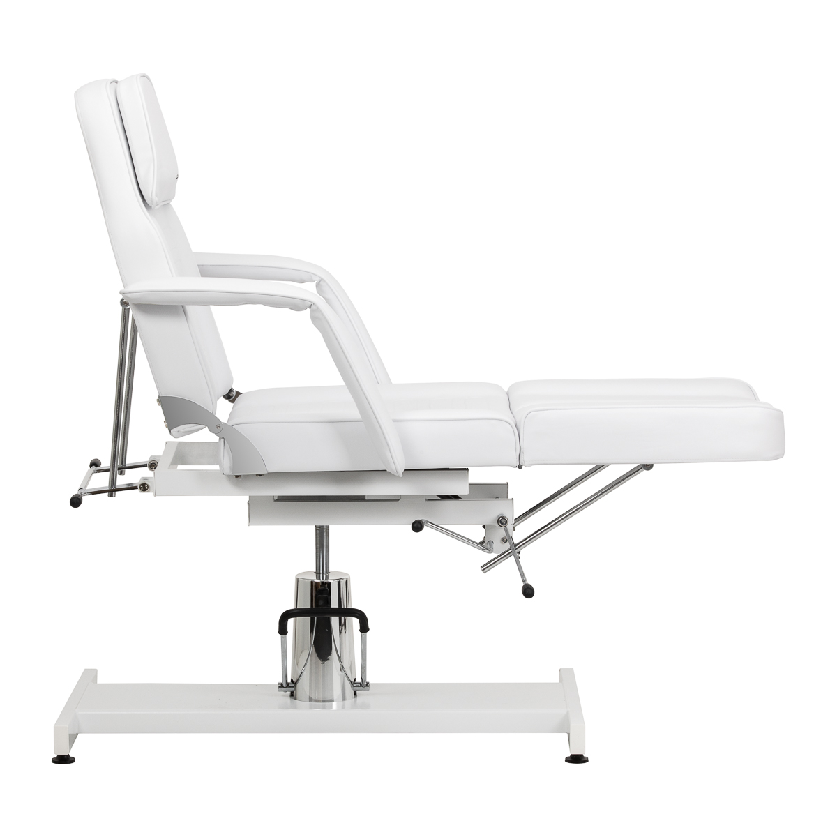Hydraulické kozmetické kreslo Sillon 210 s kolískom biele