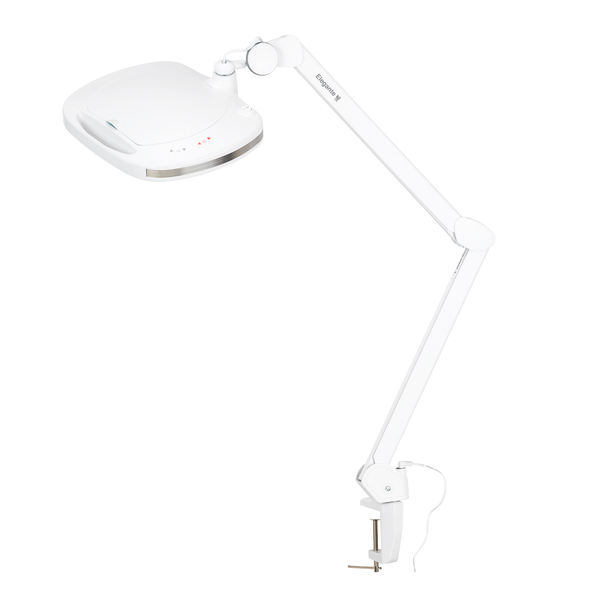Lupa s osvetlením Elegante 6030, 60 LED SMD, na pracovnú dosku, s reguláciou intenzity osvetlenia