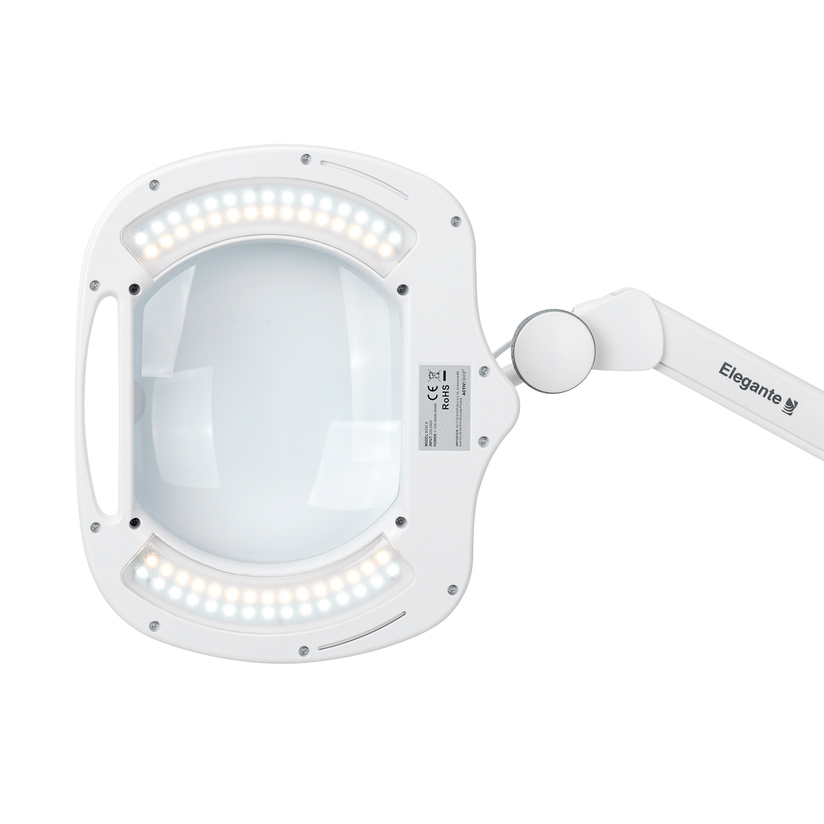Lupa s osvetlením Elegante 6030, 60 LED SMD, na pracovnú dosku, s reguláciou intenzity osvetlenia