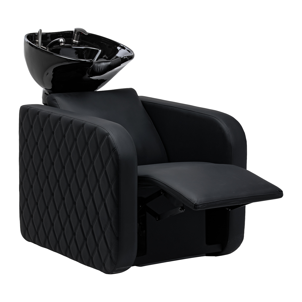 Kadernícky umývací box čierny