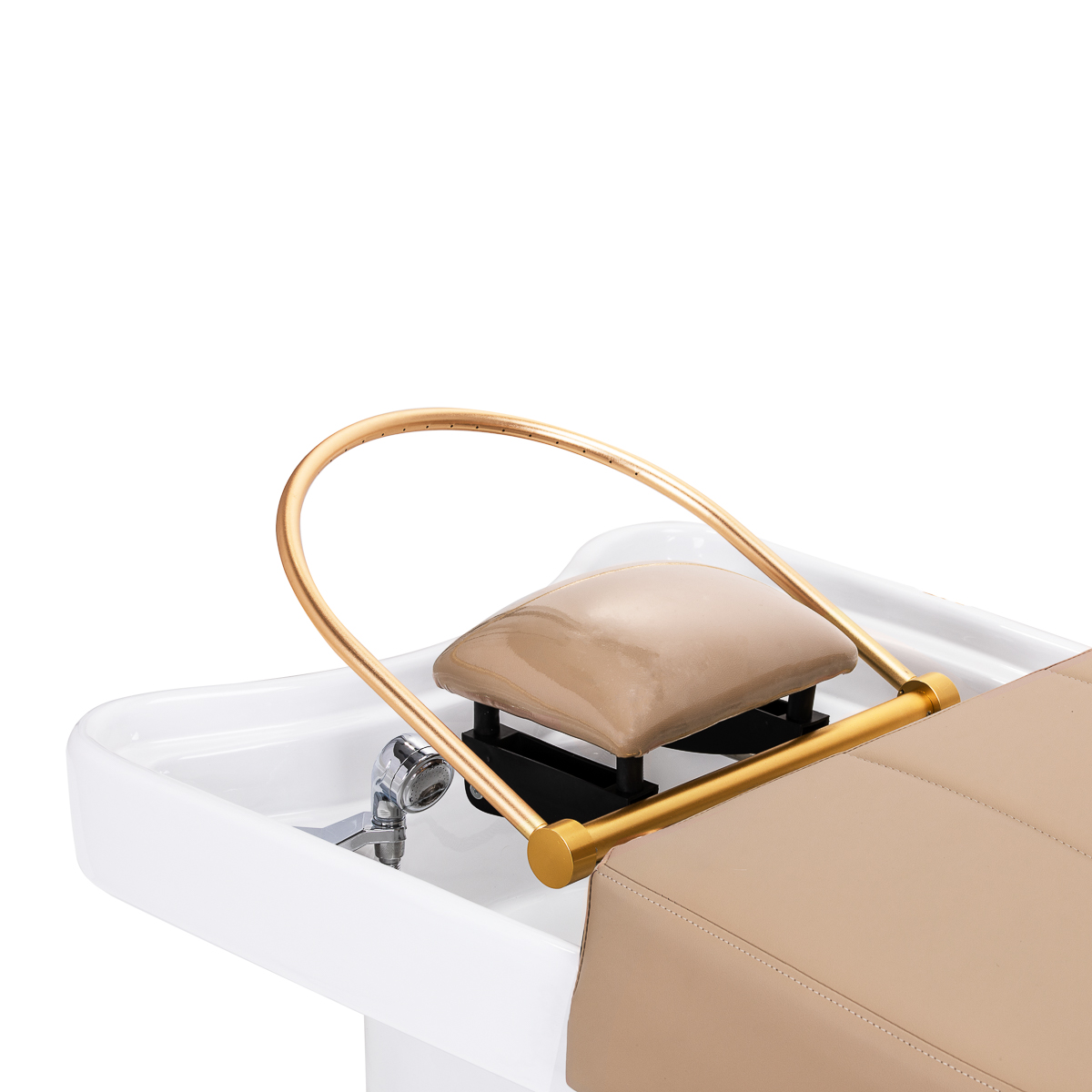 Umývací stojan Head Spa Gabbiano 017B béžový s ležadlom